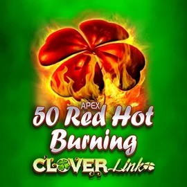 50 Red Hot Burning Clover Links game by Novomatic – logo hosted on Realz Casino