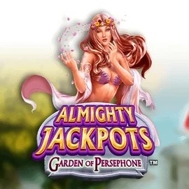 Official Jackpots logo: Almighty Jackpots: Garden of Persephone by Novomatic at Realz Casino