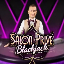 Blackjack Salon Privé online game logo by Ezugi on realzzcasino.com