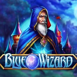 Blue Wizard slot icon by Quickspin, available at Realz Casino