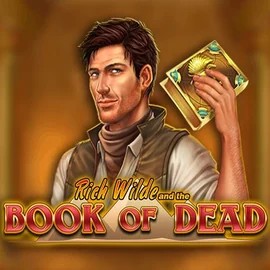 Book of Dead online game logo by Play'n GO on realzzcasino.com