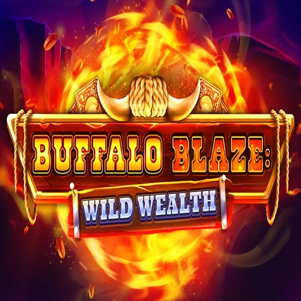 Buffalo Blaze Wild Wealth slot logo by OctoPlay at Realz Casino