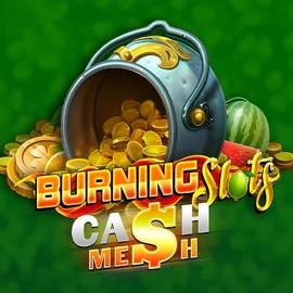 Burning Slots Cash Mesh slot logo by BF Games at Realz Casino