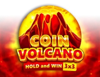 Coin Volcano slot logo by 3 Oaks Gaming at Realz Casino