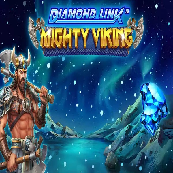 Diamond Link Mighty Viking logo by Greentube at Realz Casino