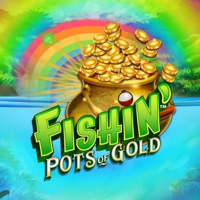 Fishin Pots Of Gold by Gameburger Studios, showcased at realzzcasino.com – game logo