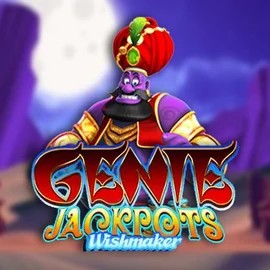 Genie Jackpots Wishmaker logo by Blueprint Gaming at Realz Casino