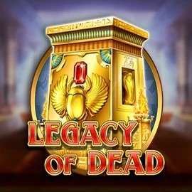 Legacy of Dead slot logo by Play'n GO at Realz Casino