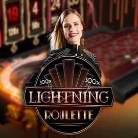 Lightning Roulette slot visual from Evolution available on realzzcasino.com