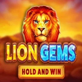 Slots logo of Lion Gems Hold and Win from Playson at Realz Casino