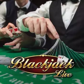 Live Blackjack casino game by Evolution – featured logo at Realz Casino