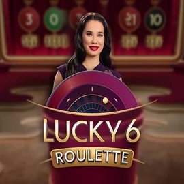 Lucky 6 Roulette slot logo by Pragmatic Play at Realz Casino