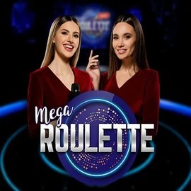 Mega Roulette slot logo by Pragmatic Play at Realz Casino