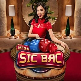 Mega Sic Bac slot logo by Pragmatic Play at Realz Casino