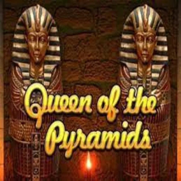 Queen of the Pyramids logo by Playtech Realz Casino