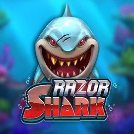 Razor Shark logo – Slots by Push Gaming at Realz Casino