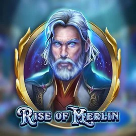 Rise of Merlin slot logo by Play'n GO at Realz Casino