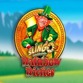 Slingo Rainbow Riches slot icon by Gaming Realms, available at Realz Casino