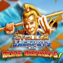 Stellar Jackpots with More Monkeys – slot by Lightning Box Game, featured at realzzcasino.com