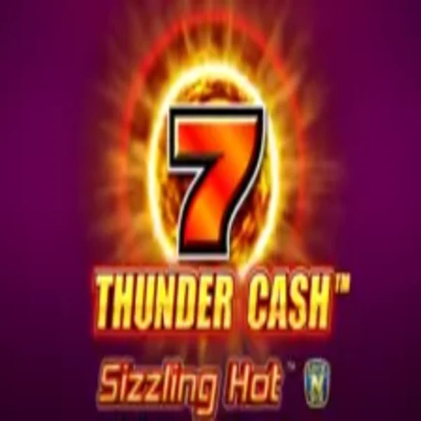 Thunder Cash Sizzling Hot online game logo by Novomatic on realzzcasino.com